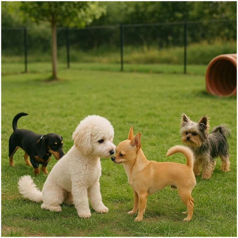 Garderie spéciale chiens de petites tailles (demi-journée)