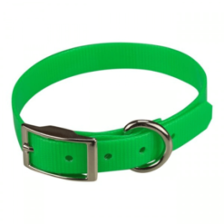 Collier en biothane 38x60 cm vert