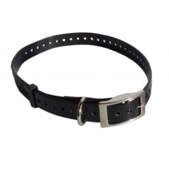 Collier en biothane 38x60 cm noir