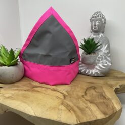 Foulard réfléchissant réglable avec clips l rose