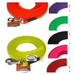 Longe biothane avec poignée vert longueur-5m-largeur-13mm