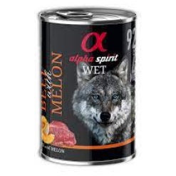 Alpha spirit boîte de viande porc  melon 400gr