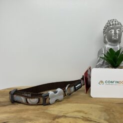 Red dingo collier 24 à 36cm marron