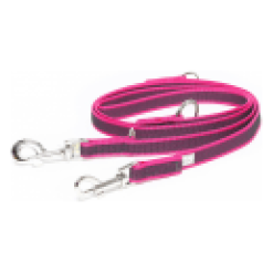 Laisse antidérapante julius - 3 points rose longueur-2-20m-largeur-14mm