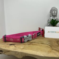 Red dingo collier 31 à 47 cm rose