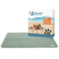 Tapis rafraîchissant l vert olive