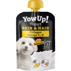 Yow up! yaourt pour chien peau et poils au saumon 115gr